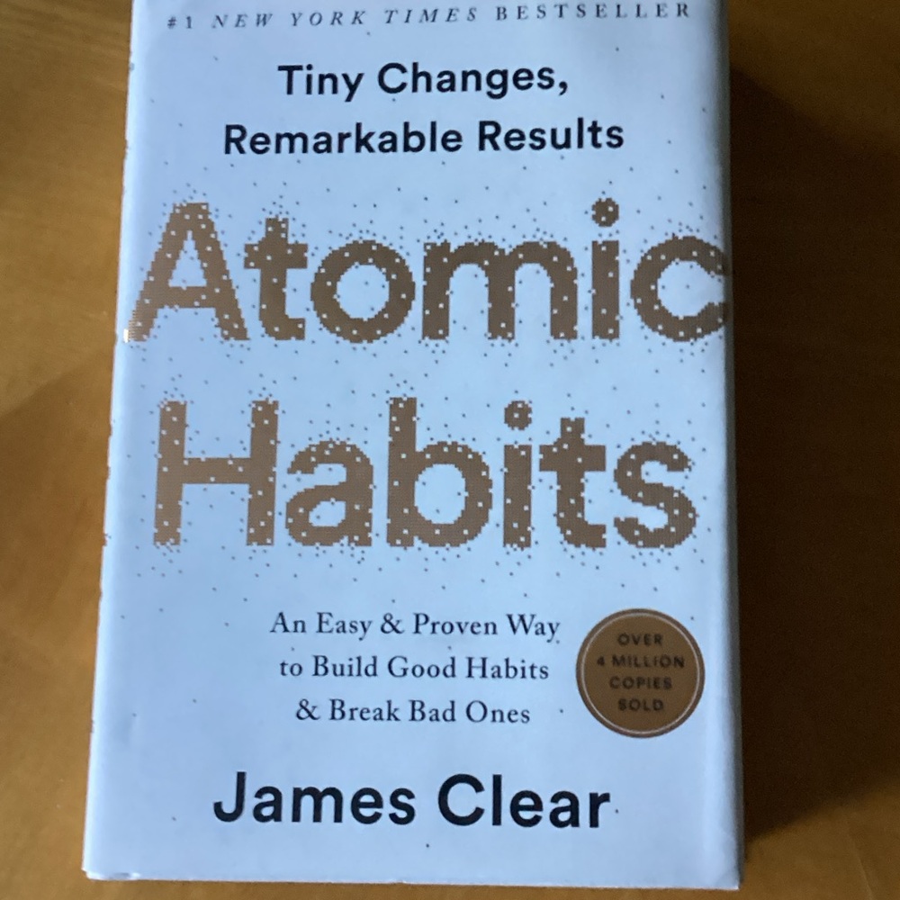 Atomic Habits Book by James Clear - White Cover